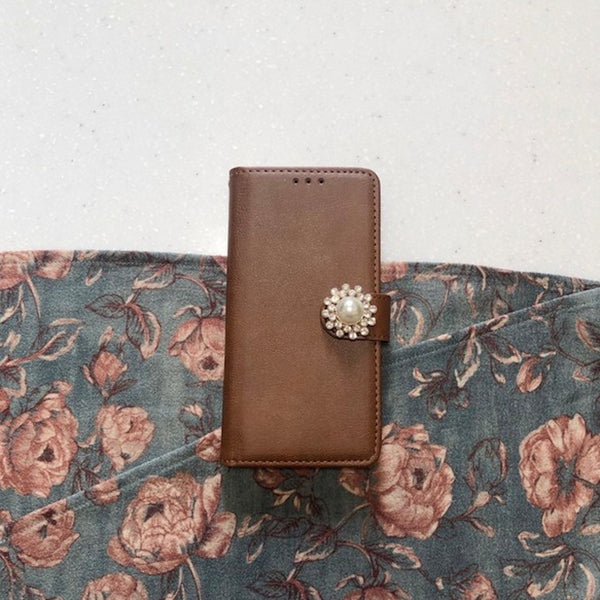 leather pearl iphone11pro ケース